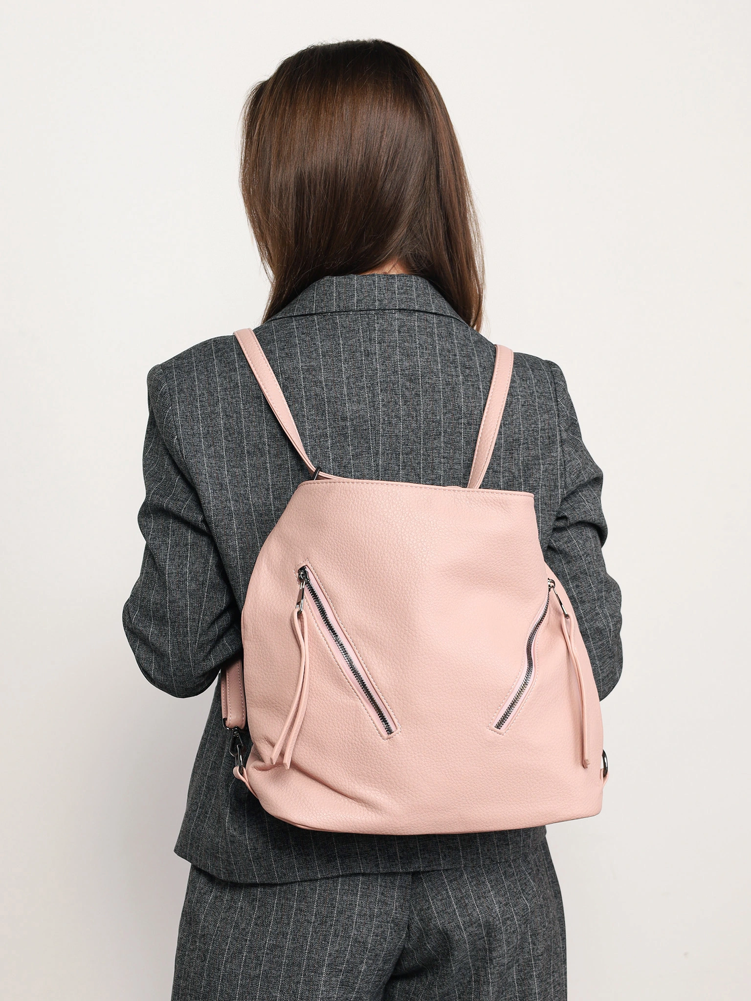 Сумка-шоппер  с регулируемыми ручками и декоративными пуллерами в ассортименте